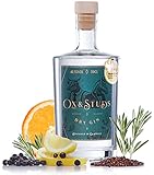 Ox & Studs® Dry Gin - [1 x 0,5 L] - Handgefertigter Premium...