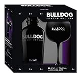 Bulldog Giftbox mit schwarzem Copa Glas Gin (1 x 0.7 l)