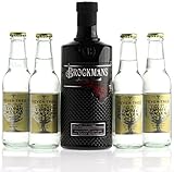 BROCKMANS Gin a 0,7l 40% Vol. & 4 x Fever Tree Indian Tonic...